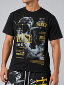 Highly Undrtd 'Rise Above' T-Shirt (Black/Gold) US6100