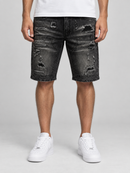 Makobi 'Prego' Denim Shorts (Black Wash) M904