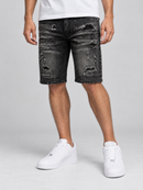 Makobi 'Prego' Denim Shorts (Black Wash) M904