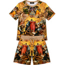 George V Men's Men's High Praise Premium All Over Print With Rhinestones Outfit - FRESH N FITTED