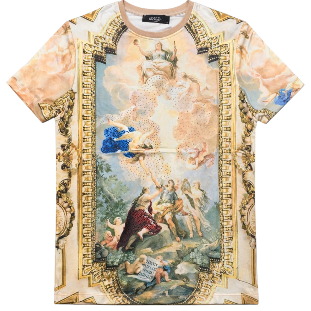 George V Men's Rise Above Premium All Over Print With Rhinestones Outf