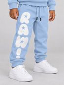 Kids Rawyalty 'RAW' Sweatpants in Sky Blue