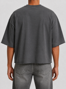Papercut 'Redemption' Oversized Cropped Tee In Grey at Fresh N Fitted a