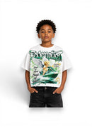 Papercut Kid's Redemption Cropped T-Shirt In White