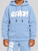Kids Rawyalty 'RAW' Hoodie in Sky Blue