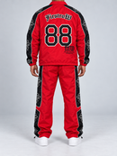 Men's First Row 'State Of Mind Cross' Track Pants - Red