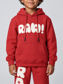 Kids Rawyalty 'RAW' Hoodie in Red