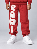 Kids Rawyalty 'RAW' Sweatpants in Red