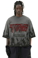 STORM88 Washed S/N Jersey 3/4 Sleeve Tee (Grey) ST8-007 - FRESH N FITTED