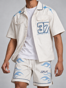Smoke Rise Super Sonic Woven Shirt In Carolina Blue WH26S490