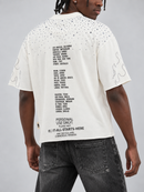 VOYAGE STUDIO Legend World Tour Cropped Tee In White