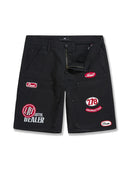 Jordan Craig 'Re-Up' Shorts (Black) 2058S - FRESH N FITTED