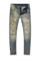 Jordan Craig Sean 'Alkaline' Fit Denim W/ Shreds (Desert) JS2337A - FRESH N FITTED