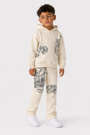 Highly Undrtd Kids 'Divine Aura' Hoodie (Ivory) UF5603K