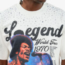 VOYAGE STUDIO Legend World Tour Cropped Tee In White