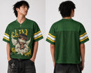 Papercut 'Child Of God' Cropped Jersey Tee In Green
