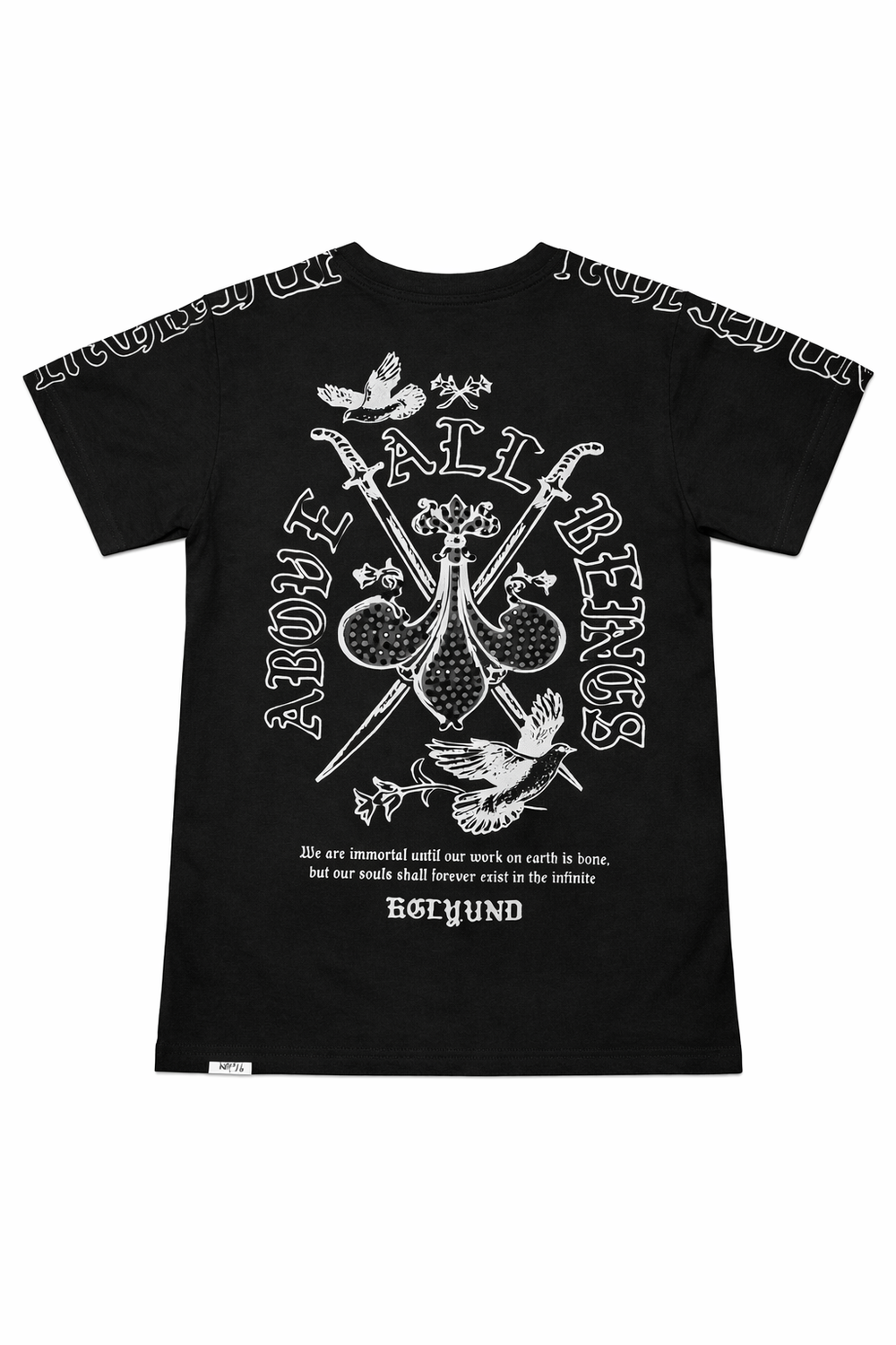 Highly Undrtd Kids Above All T-Shirt Black UF6110K