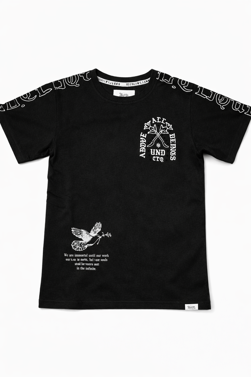 Highly Undrtd Kids Above All T-Shirt Black UF6110K