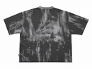 Men's BKYS Disaster Cropped Rhinestone T-Shirt In Black T1532 - FRESH N FITTED