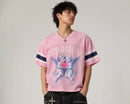 Papercut 'Ambition' Cropped Jersey Tee In Pink