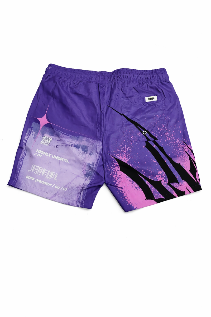 Highly Undrtd Apex Predator Shorts In Purple US6201