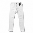 Clean white denim skinny flex fit