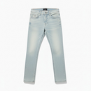 Clean flex skinny denim antique blue front shot