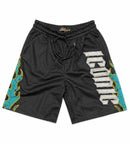 Copper Rivet Iconic Mesh Shorts In Black 611005 - FRESH N FITTED