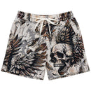 Rebel Minds 'Conquer' Tapestry Shorts (Cream) 610-12903 - FRESH N FITTED