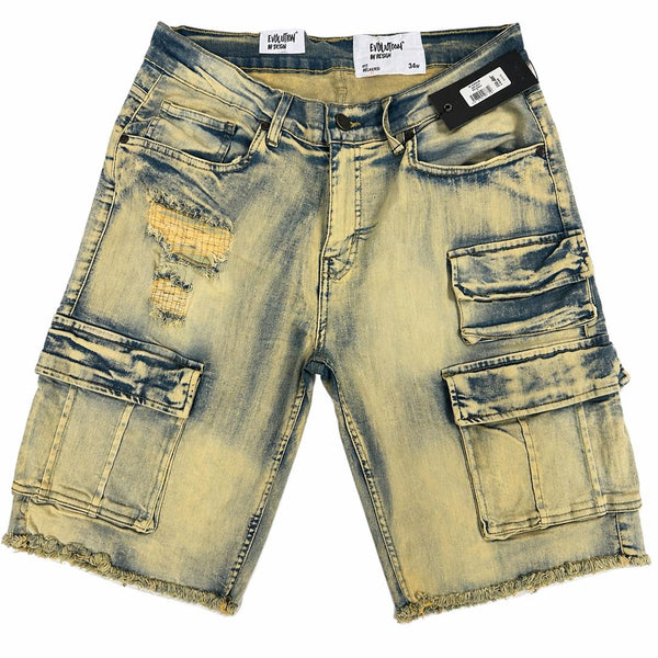 Evolution Men's Staple Denim Shorts In Ice Tint EV-2200388