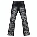 Taker 'All over Print' Premium stretch Stack Denim (Black Ash) T4132 - FRESH N FITTED