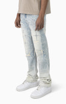 Smoke Rise 'Starry Smoke' Straight Fit Denim (Daisy Blue) JP26S428 - FRESH N FITTED