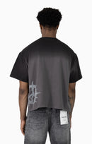 Smoke Rise Elevate Wide Crop Tee In  Black KT26S442 - FRESH N FITTED