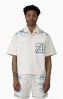 Smoke Rise Super Sonic Woven Shirt In Carolina Blue WH26S490 - FRESH N FITTED