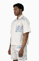 Smoke Rise Super Sonic Woven Shirt In Carolina Blue WH26S490 - FRESH N FITTED