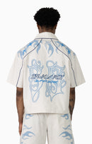 Smoke Rise Super Sonic Woven Shirt In Carolina Blue WH26S490 - FRESH N FITTED