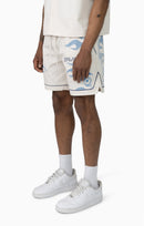 Smoke Rise Super Sonic Woven Shorts In Carolina Blue WS26S490 - FRESH N FITTED
