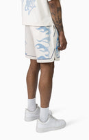 Smoke Rise Super Sonic Woven Shorts In Carolina Blue WS26S490 - FRESH N FITTED