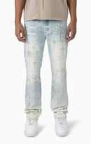 Smoke Rise 'Starry Smoke' Straight Fit Denim (Daisy Blue) JP26S428 - FRESH N FITTED