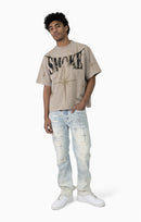 Smoke Rise 'Starry Smoke' Straight Fit Denim (Daisy Blue) JP26S428 - FRESH N FITTED