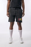 Rebel Minds 'Dead Homies' Fleece Shorts (Black) 131-904 - Fresh N Fitted Inc
